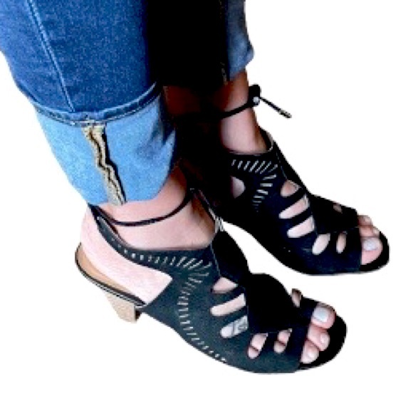 Franco Sarto Leather Heels Size 8 4” Heel Gorgeous In Good Pre-Loved Condition - Picture 4 of 11